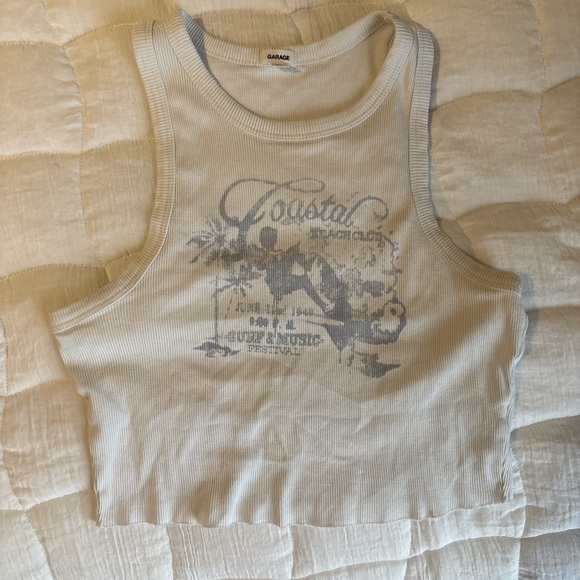 Garage Tops - Garage Light Blue Ribbed Tank Top